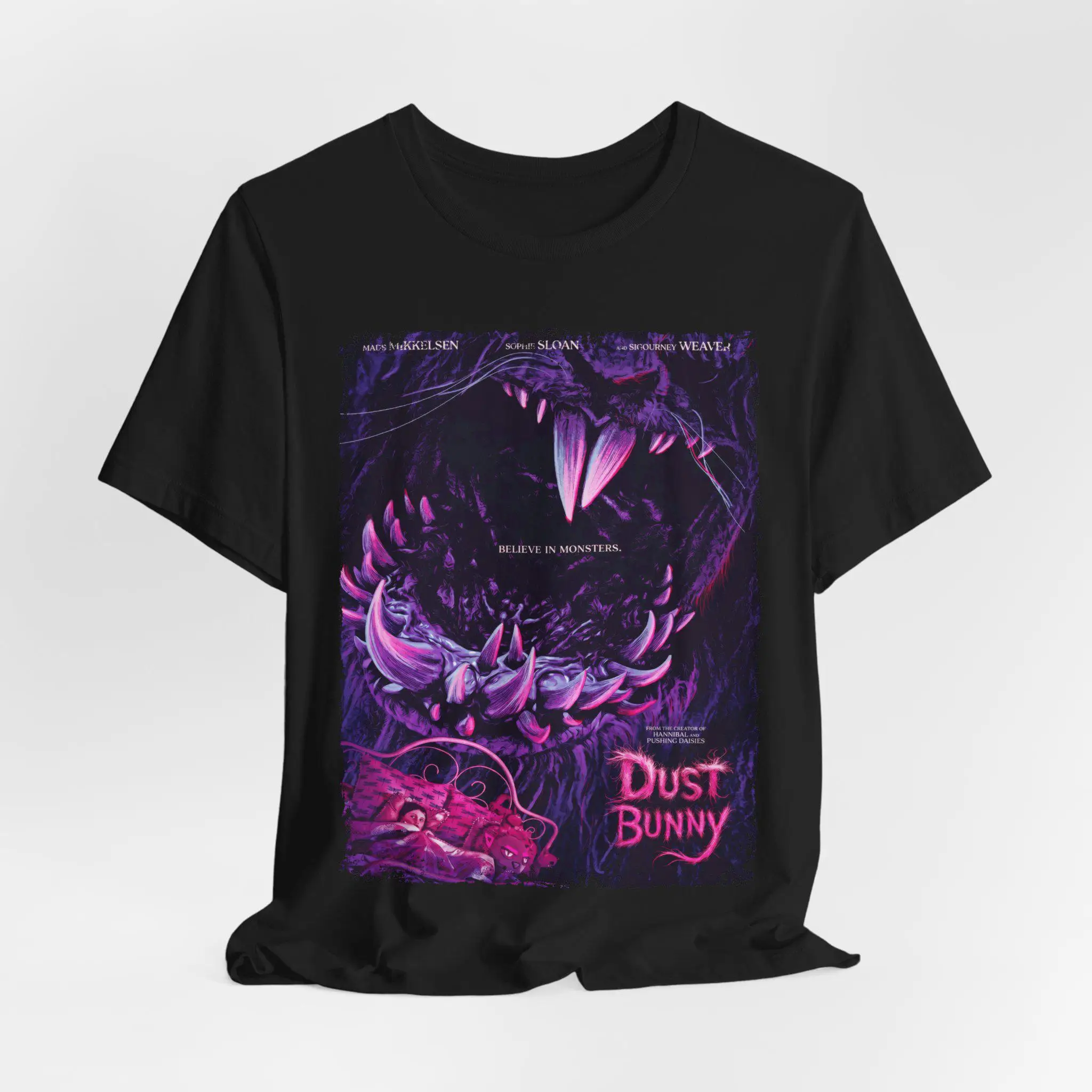 Dust Bunny Movie T-shirt: Vintage Horror Movie Unisex Graphic Tee