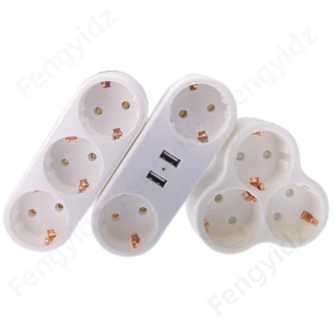 Multi-Way EU Plug Socket Adapter