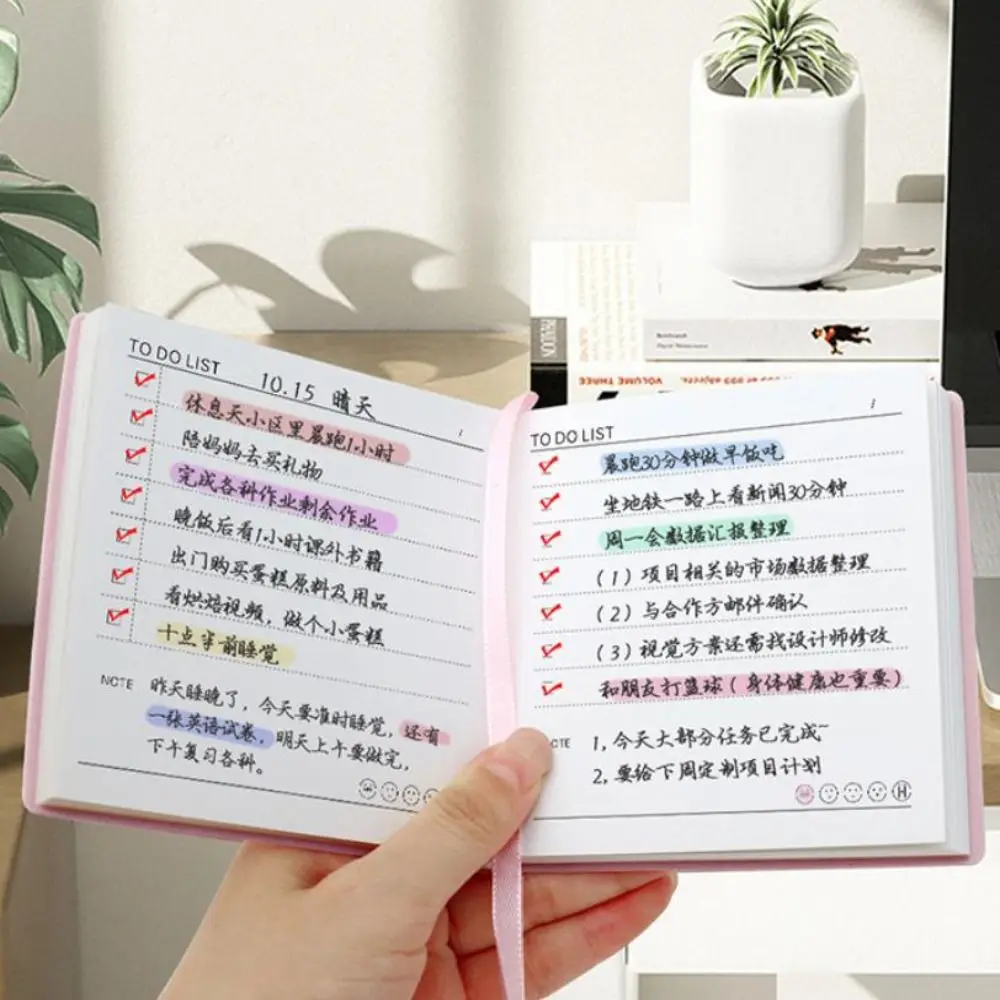 Time Management 365 Day Planner Portable Note-Taking Daily Planner Learning Schedule Schedule Plan Book School Office Supplies
