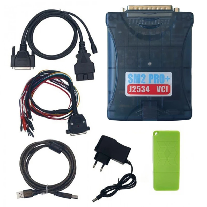 Prise US/EU SM 2 Pro + + J2534 Pcmflash SM2 Pro, accessoires de remplacement adaptés à la Toyota VCI Scanmatik 2 Pro, banc d'outils de programmation ECU