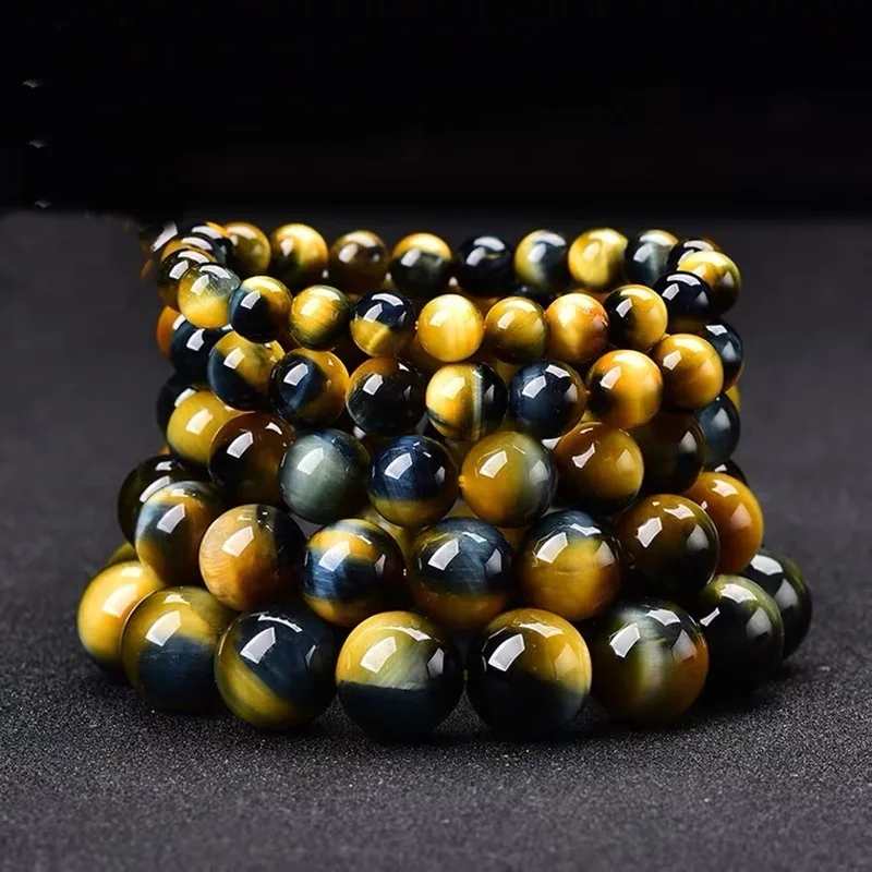 Rough Fantasy - Bracelet Female Men's Yellow 's Blue Tiger Eye' Stone