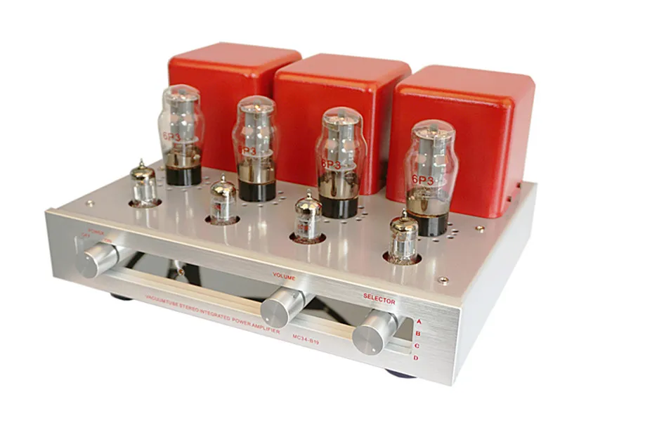 

New Beauty Star MC34-B19 power amplifier 6P3 tube tube machine HIFI power amplifier output power: 22W*2 Impedance: 4Ω 8Ω