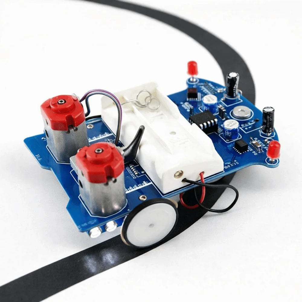Intelligent Tracking D2-5 Intelligent Tracking Car DIY Kit Tt Motor Assembly Smart Patrol Line Following Robot Robotics Kit
