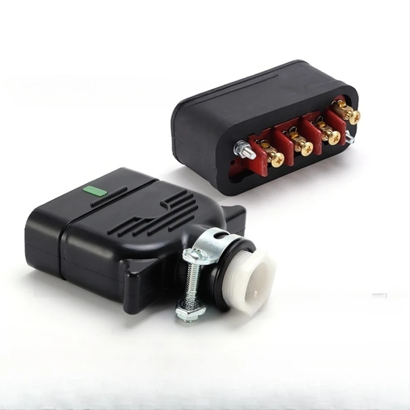 AC250V 6-pin AC Connector Battery Charger Socket For Withstand Harsh Environments For Klifts And Sightseeing Vehicles