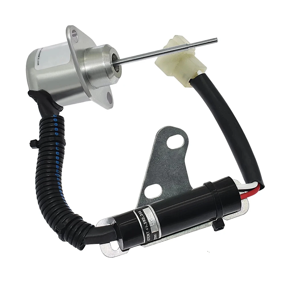 Black Fuel Shutoff Solenoid Valve 1503ES-12A5SUC9SLC24 SA-5156 12V Engine Fuel System Replacement Spare Part
