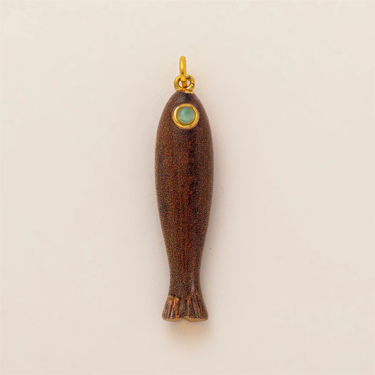 Neue Strandserie Bunter Fisch-Anhänger DIY-Serie Kupferbeschichtet mit 14K Gold-Farbbeständigkeit – Detail 5