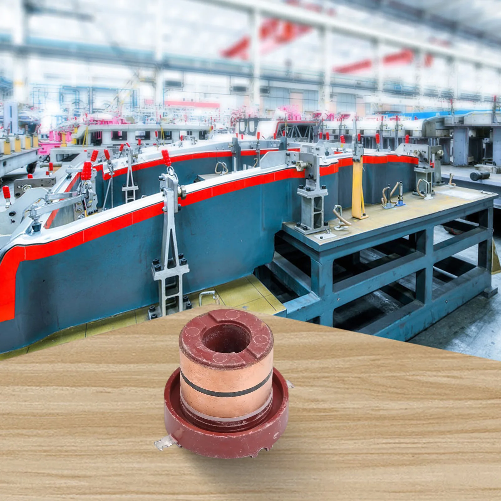 Efficient Motor Functionality Upgrade Collecting Ring in Copper Material Measuring at Outer Diameter of 27 6 mm