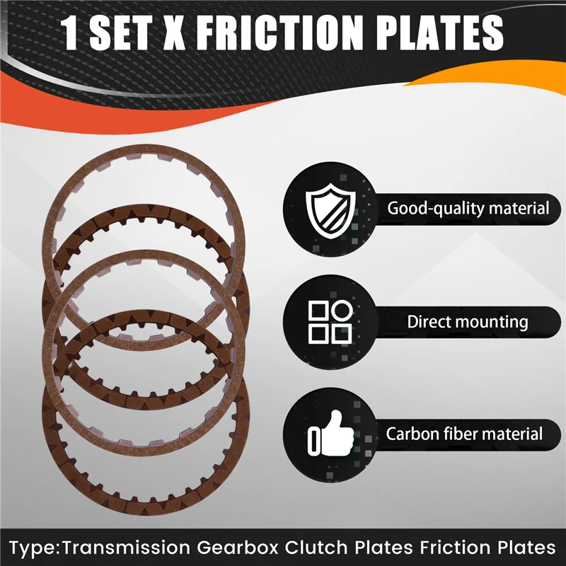 

JF414E Friction Clutch Plates For Suzuki Car Automatic Transmission Gearbox Replacement Set-Boom