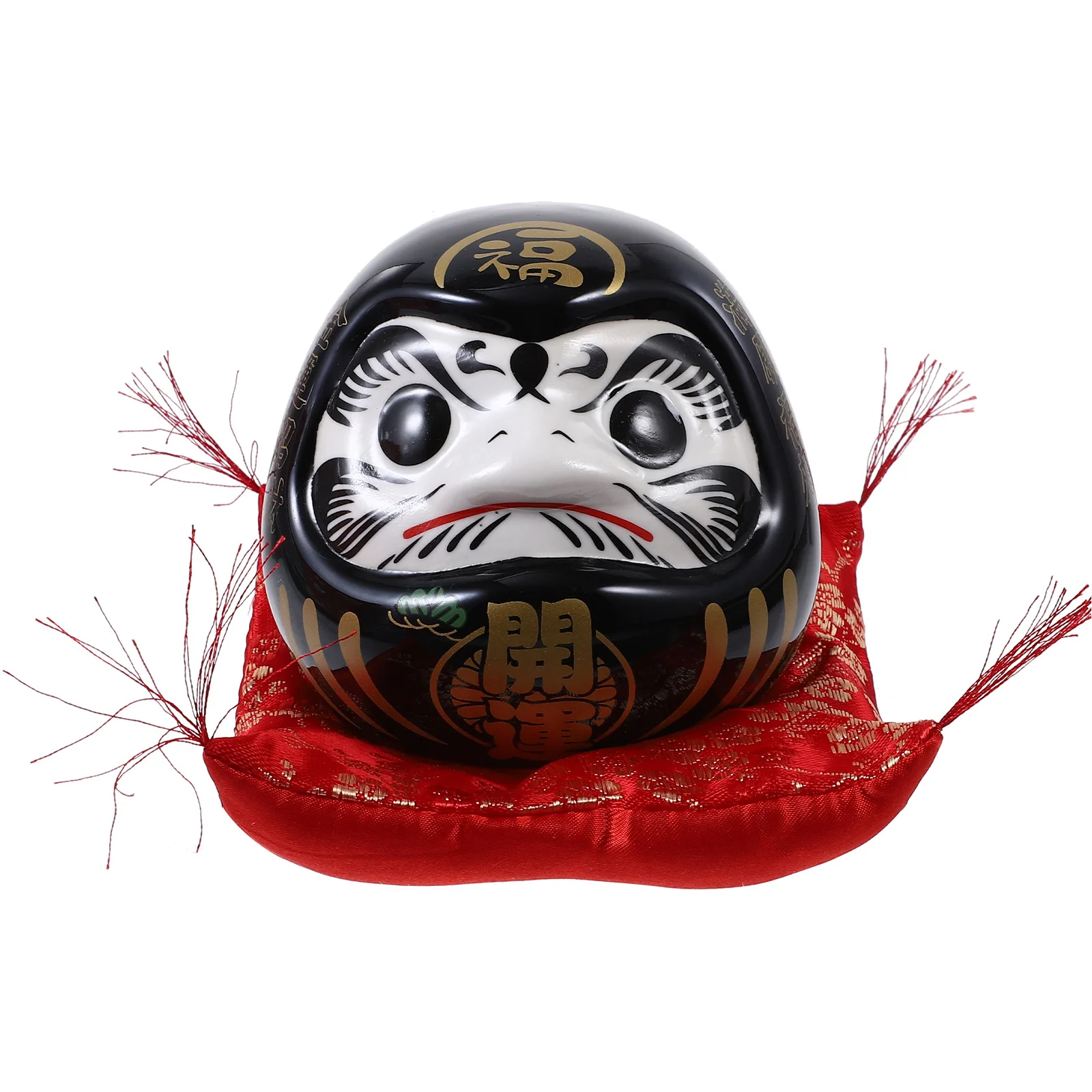 

Dharma Piggy Bank Medium Size Ceramic Coin Bank Japanese Style Room Decor Money Saving Jar Desktop Ornament Money Saving Box