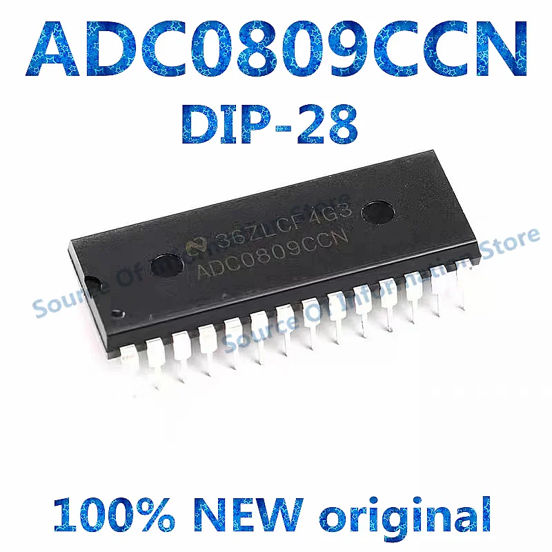 ADC0809CCN 8-bit Analog-Digital A/D Converter Chip DIP-28 100% New