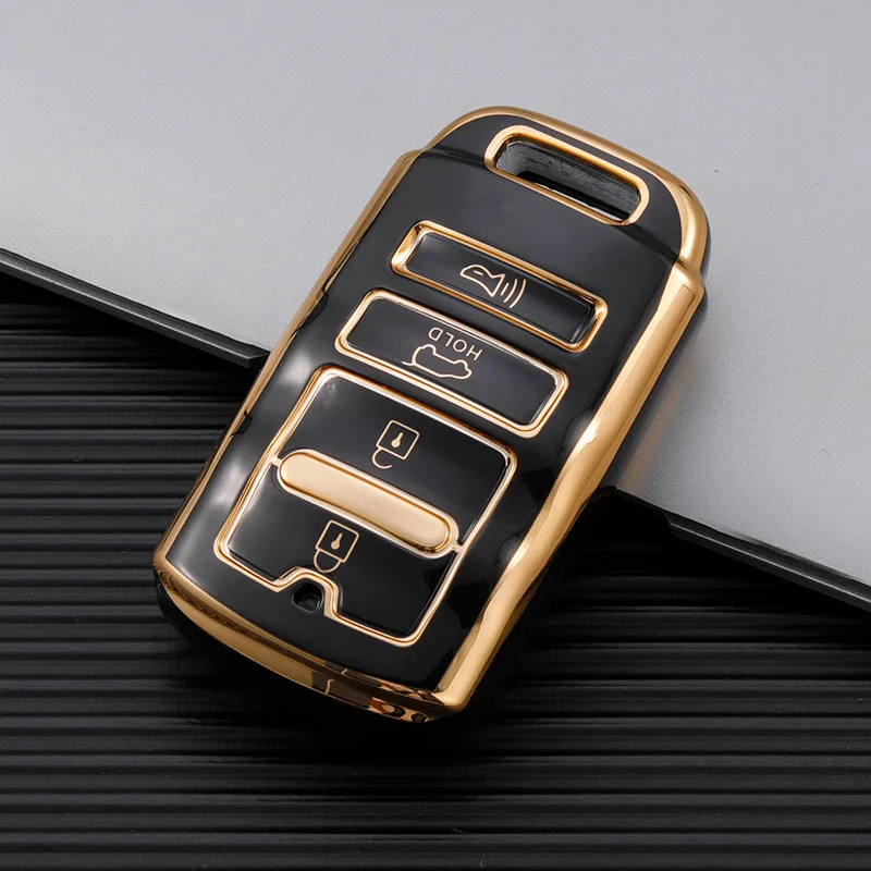4 Tasten für KIA Cadenza K9 K7 K-04 Sorento K900 und neue K7 TPU Auto Shell Fob Cover Halter Autoschlüsseletui Schlüsselanhänger Schutz – Detail 5