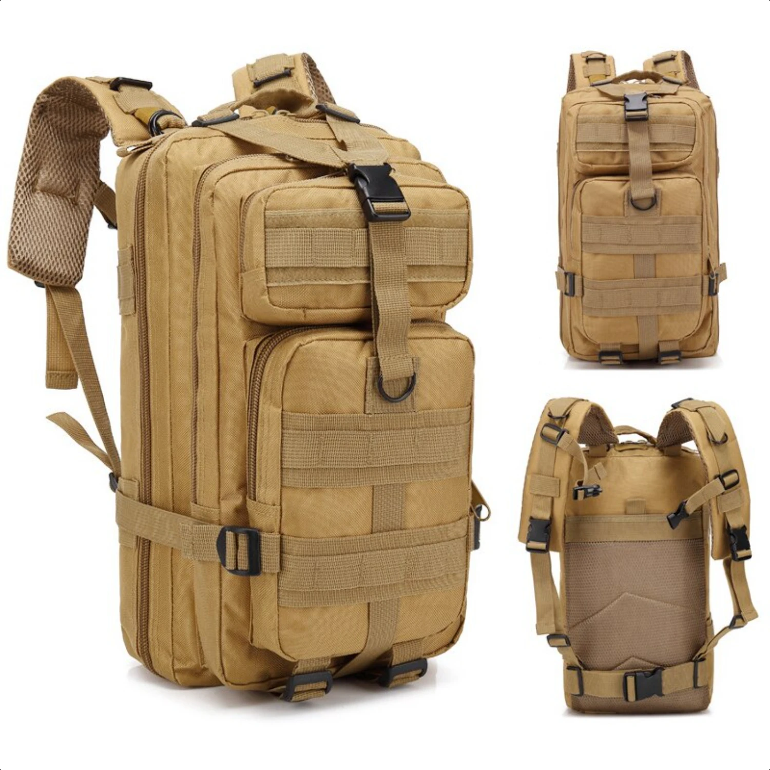 

Military Tactical Backpack Travel Sports Camouflage Bag Outdoor Climbing Hunting Backpack Fishing Hiking 3P Pack Bag