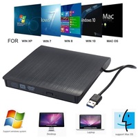 USB 3.0 Slim External DVD RW CD Writer Drive Burner Reader Player Optical Drives For Laptop PC Dvd Burner Dvd Portatil