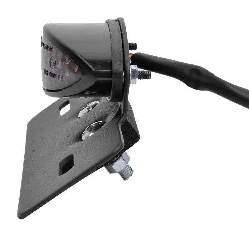 دراجة نارية 12 فولت LED الفرامل الخلفية الذيل ضوء وقف لوحة ترخيص أضواء لشاحنة ATV مقطورة مقهى المتسابق لهوندا مقهى المتسابق #2