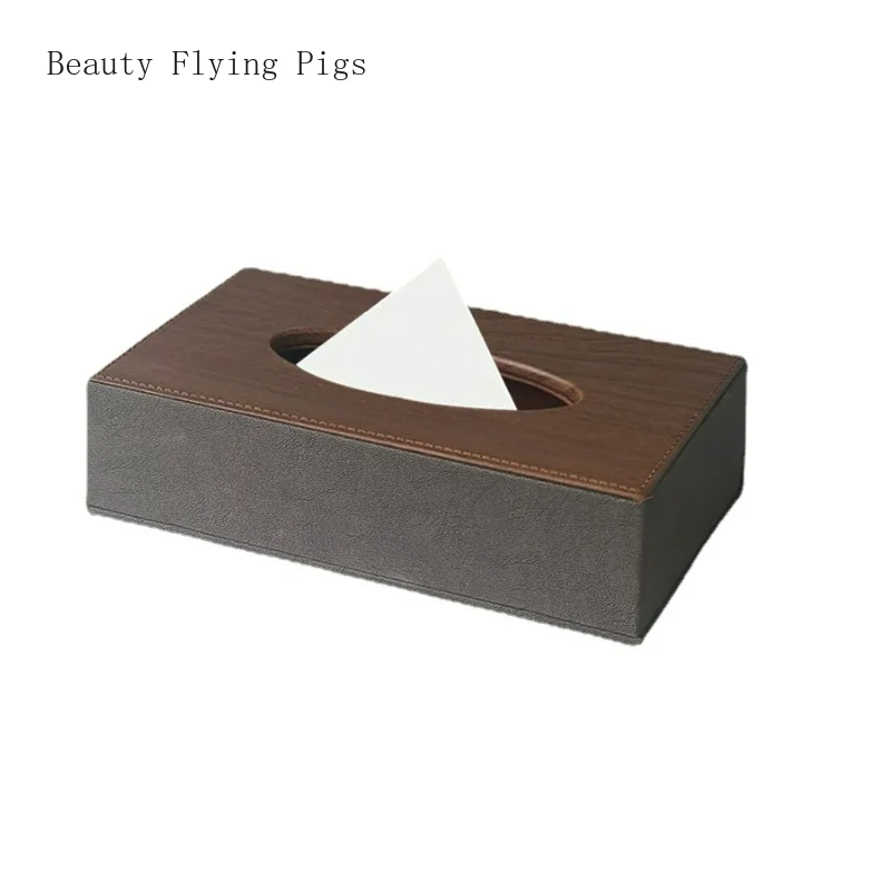 

Высококачественные кожаные салфетки, бумажные коробки, для отелей, коммерческих офисов, домашних отелей, Имитация древесины, зернистые бриллиантовые роскошные бумажные коробки