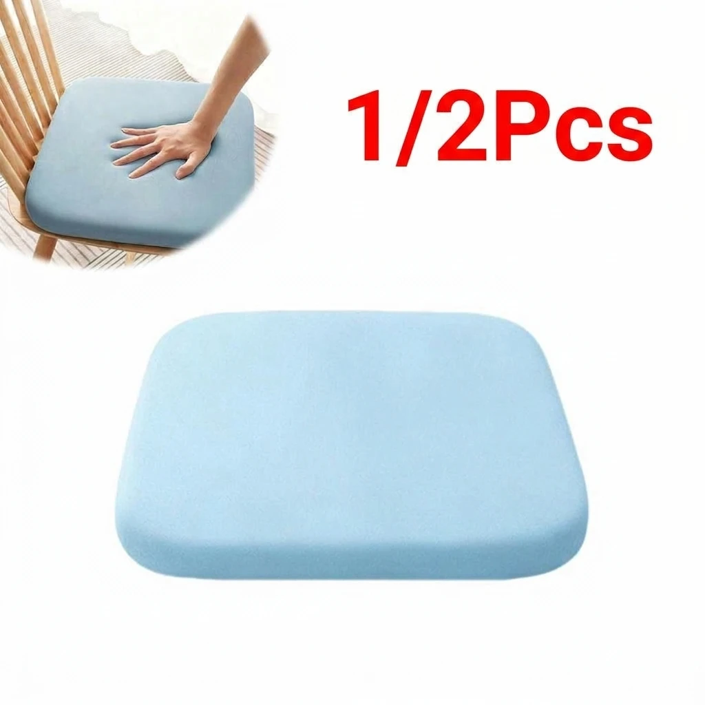New Elastic Sponge Seat Cushion Soft Office Bounce Back Foam Chair Pads Rebound Breathable Comfortable Seat Pad for Long Sitting