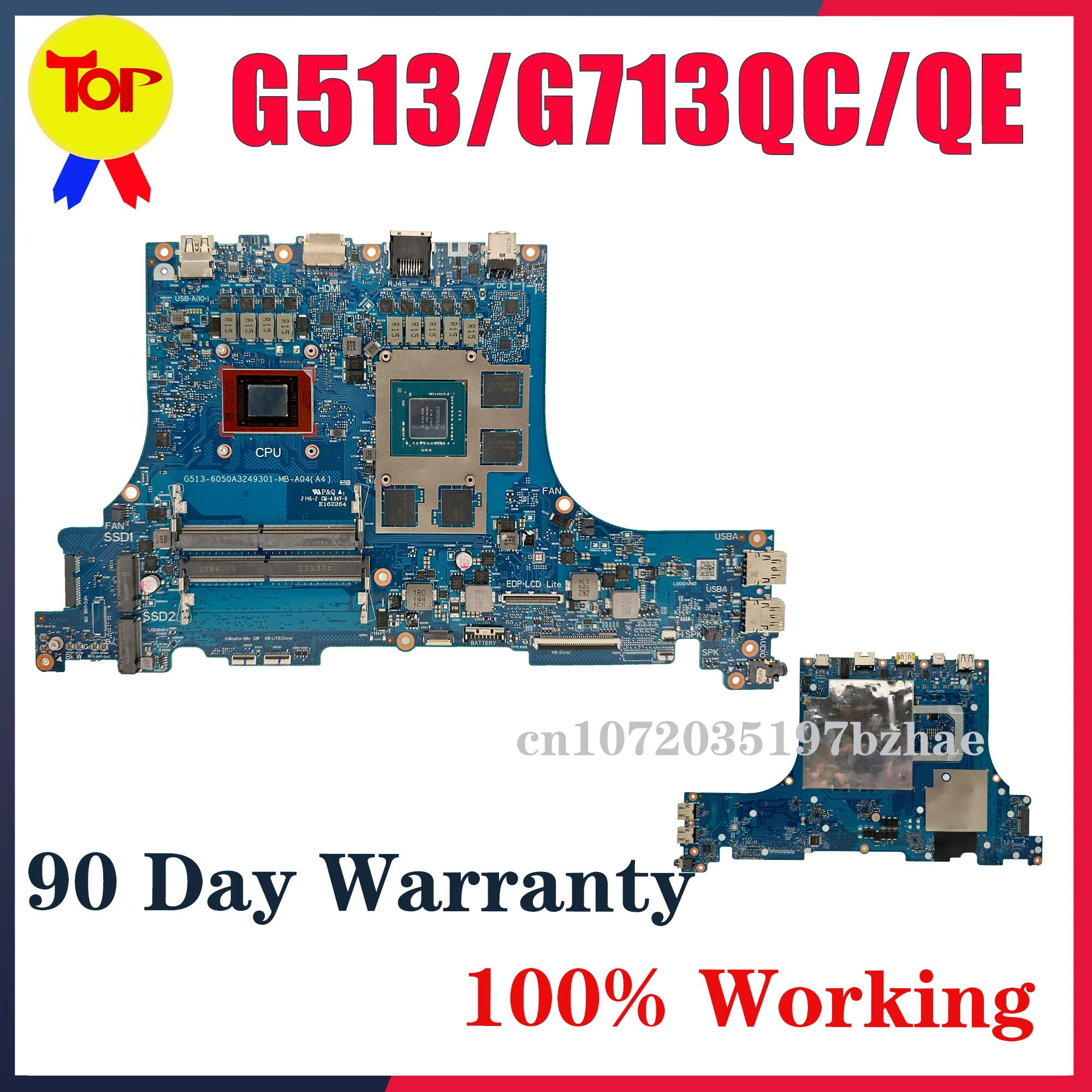 

G513QE Laptop Motherboard For ASUS G513IE G513IC G513QC PX513QC PX513QE G713QE G713QC G713IC R7 R9 RTX3050 RTX3050TI Mainboard