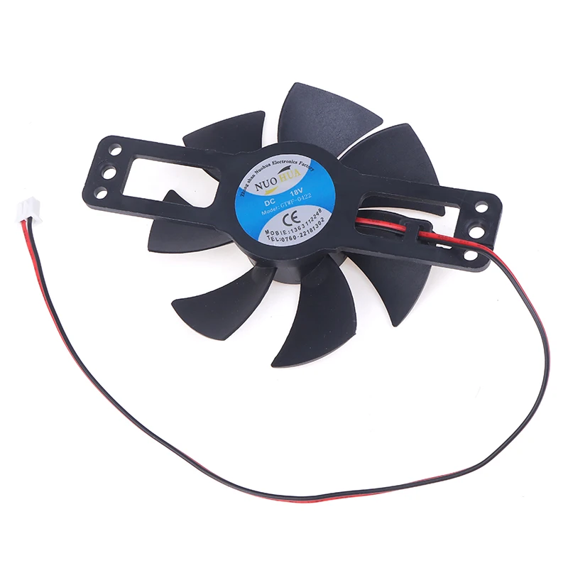 High Quality Black DC 18V 85mm Plastic Brushless Fan Cooling Fan For Induction Cooker Repair Accessories 1pcs