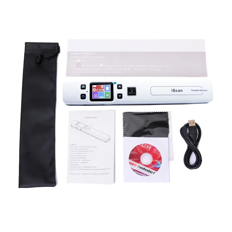 Portable Photo Scanner Digital Scanner Handyscan A4 Handhold Usb Scanner Pen Jpeg Format A4 Document Iscan
