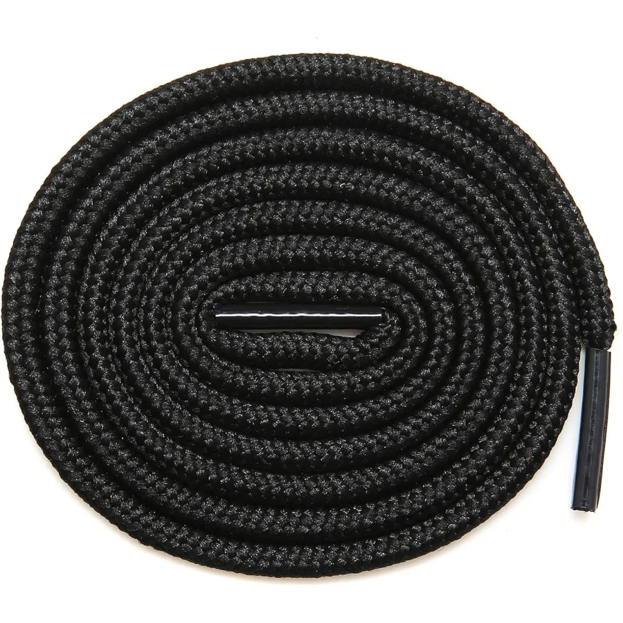 أربطة أحذية دائرية 2 P شديدة التحمل ومتينة - للأحذية الرياضية وأحذية العمل واستبدال أحذية المشي لمسافات طويلة