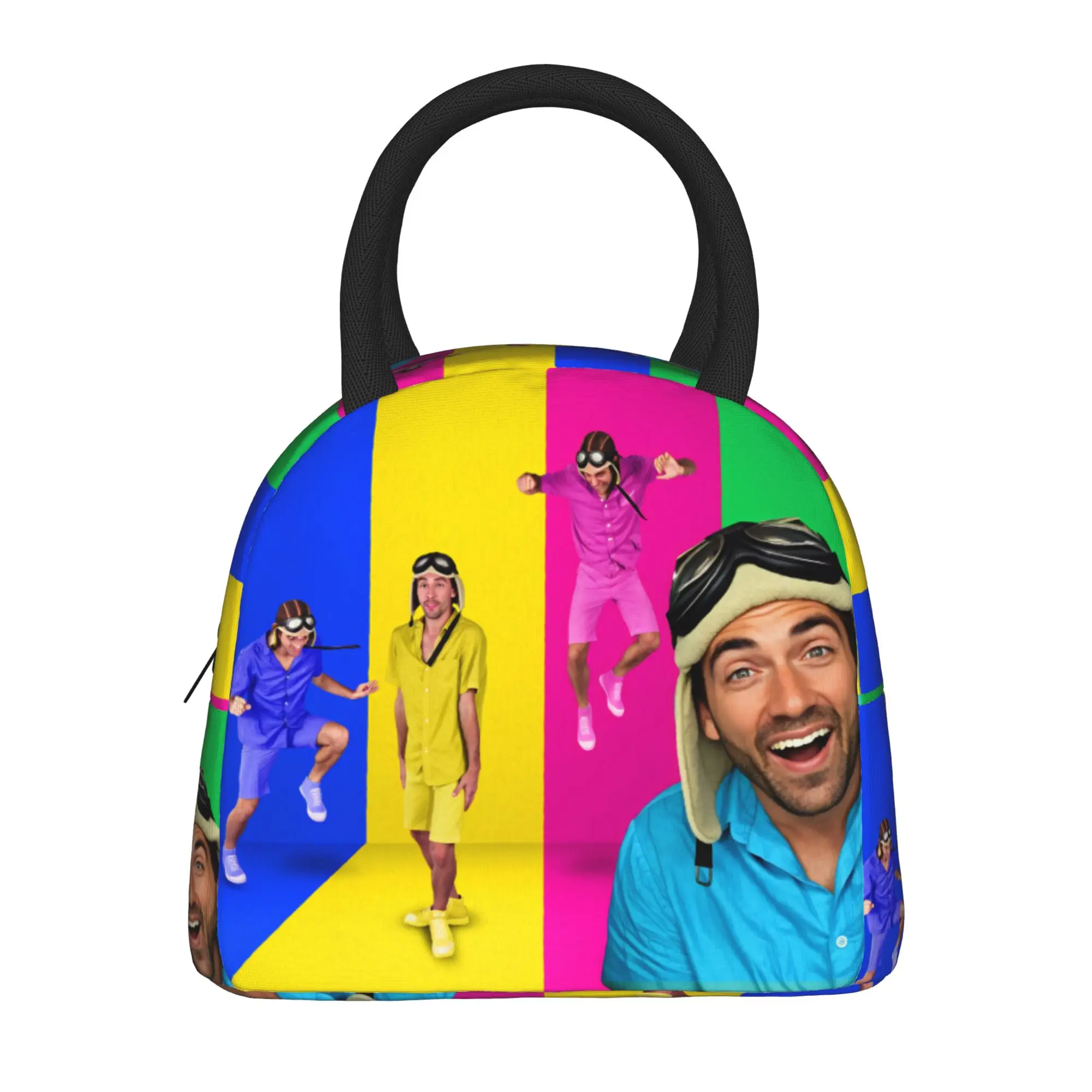 Danny Go Animated Programs Lunch Bag For Adult Lunch Box Funny Outdoor Picnic Cooler Bag Portable Oxford Thermal Tote Handbags