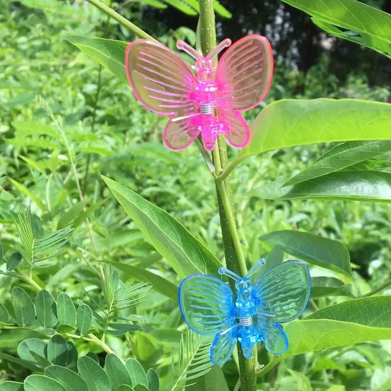 Plant Support Clips Butterfly Plant Support Clips Reusable Garden Clips 50X Flower Vine Clips For Supporting Stems Vines Stalks