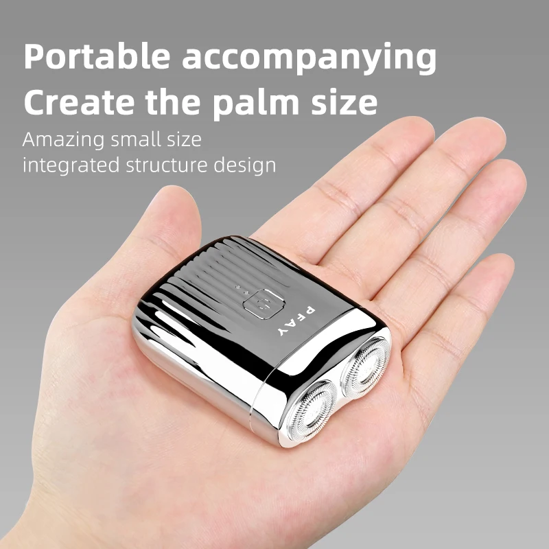 PFAY PA268 Mini rasoi elettrici per uomo IPX7 rasoio elettrico impermeabile ricaricabile macchina da barba da uomo Wet Dry Beard Trimmer