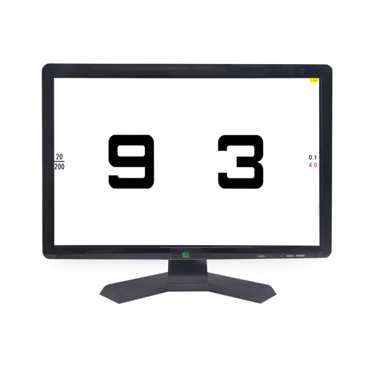 Ophthalmology Equipment Lcd Led Vision Test Chart Visual Acuity Chart 19 Inch Vision Screen Optical Digital Visual Testing Chart