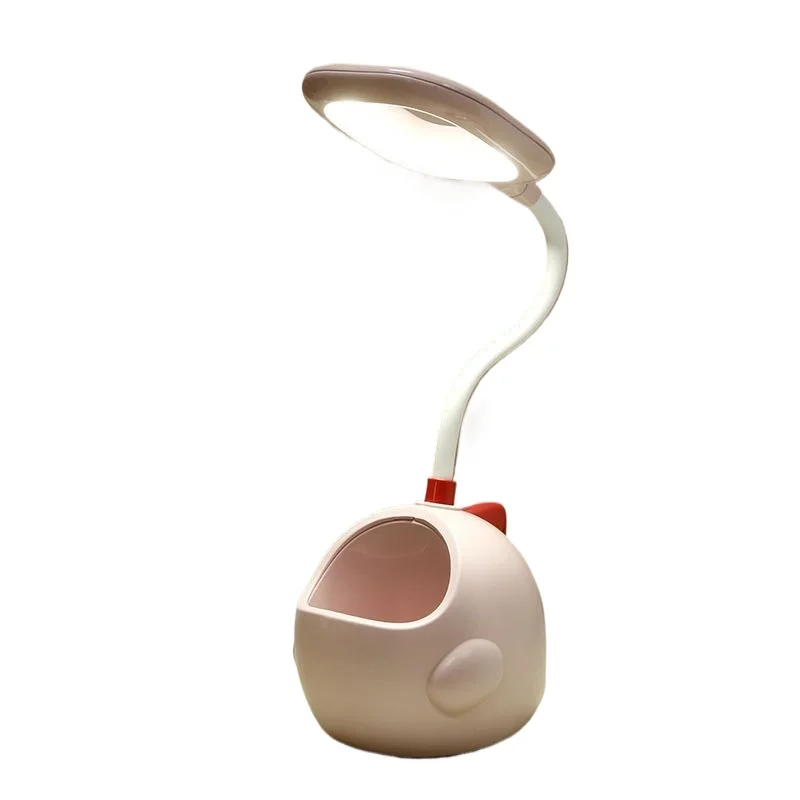 Dinosaur Pen Holder Desk Lamp LED Eye Protection Reading Light for Student Study Bedroom Office