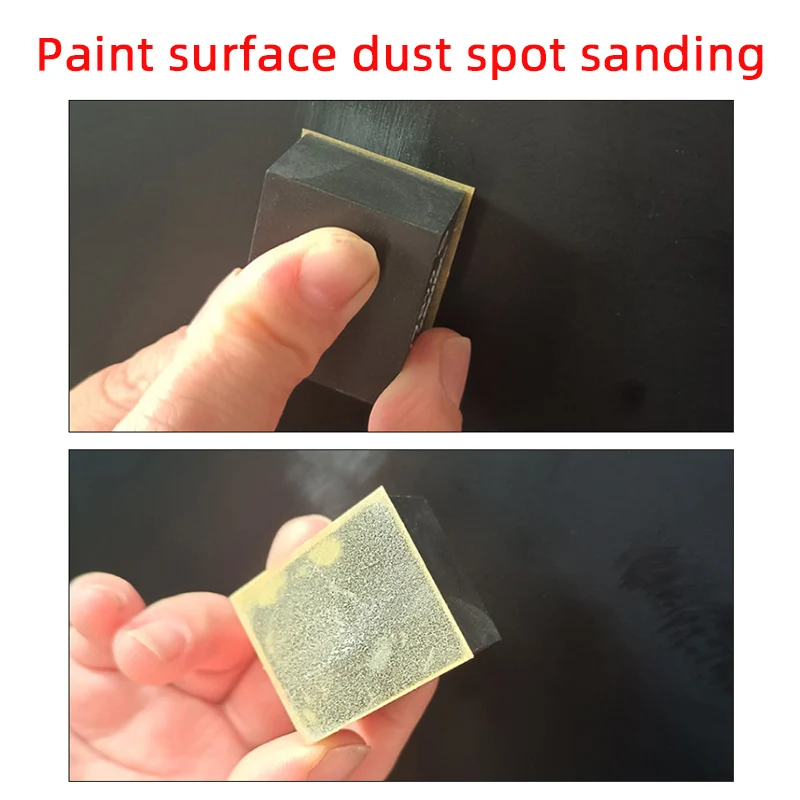 33mm/27mm Japan ATPRO Handheld Grinding Block Kit Car Paint Surface Polishing Tool Kit Backing Sandpaper Self-adhesive 800grit