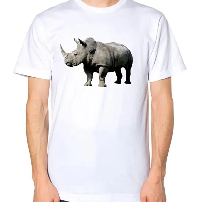 Rhino T Shirt T Shirt Essential Harajuku Unisex Style