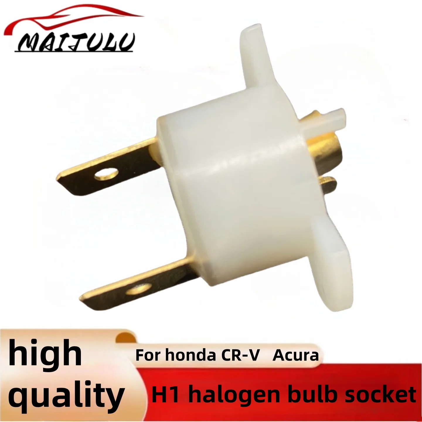 

1X For Honda CR-V CRV 2005-2006 Prelude 1997-2001 Plastic H1 Headlight Head Light Lamp Bulb Socket Retainer Holder 33116-SD4-961