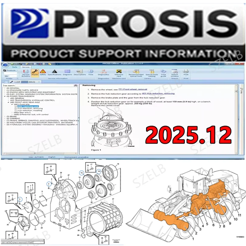 PROSIS Service Information & Parts Catalog (12.2025 Offline Latest Version) Free Installation