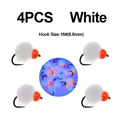 4PCS White