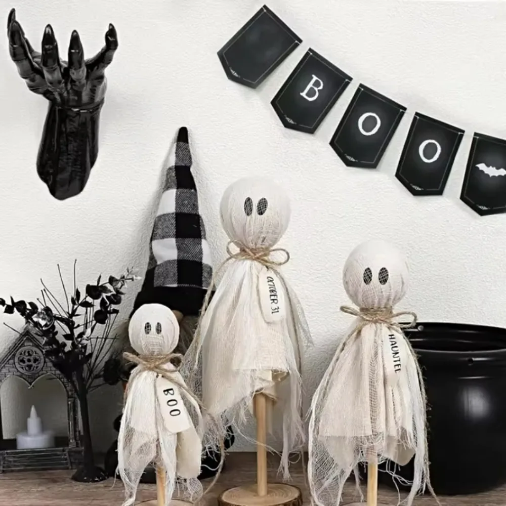 

Wooden Crafts Ghost Wooden Stand Handmade Decor Spooky Design Spooky Wooden Decor Halloween Gothic Home Ambience Ornaments