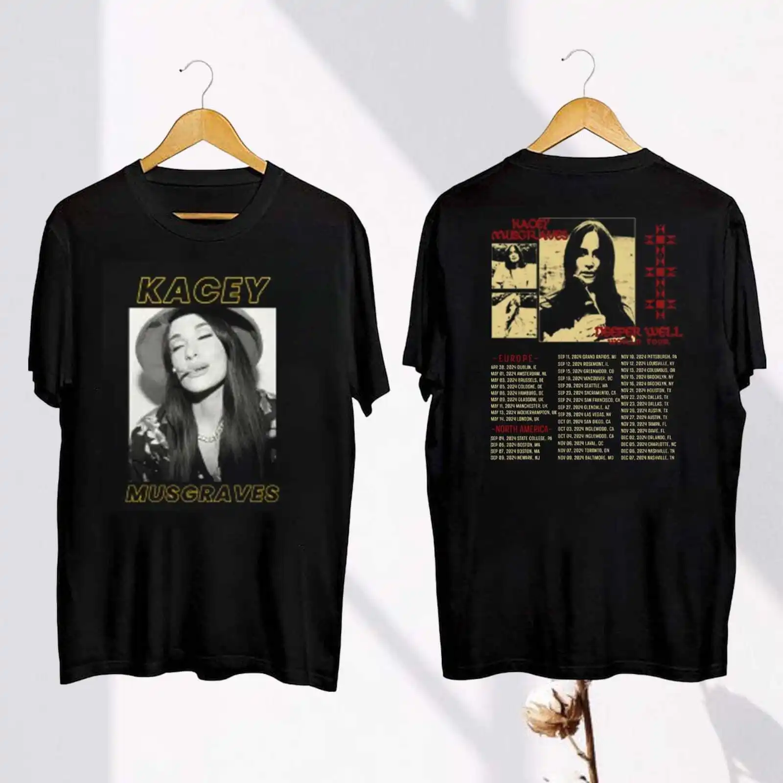 2024 Tour Kacey Musgraves T-Shirt, Kacey Musgraves Deeper Well Tour, Kacey Musgr