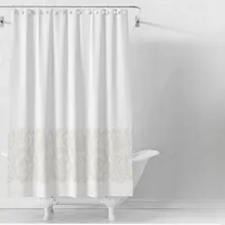 Elegant Flower Shower Curtain Liner 72X72 PEVA with Rustproof Metal Grommet Odor Free and and Compatible with Standard Showers