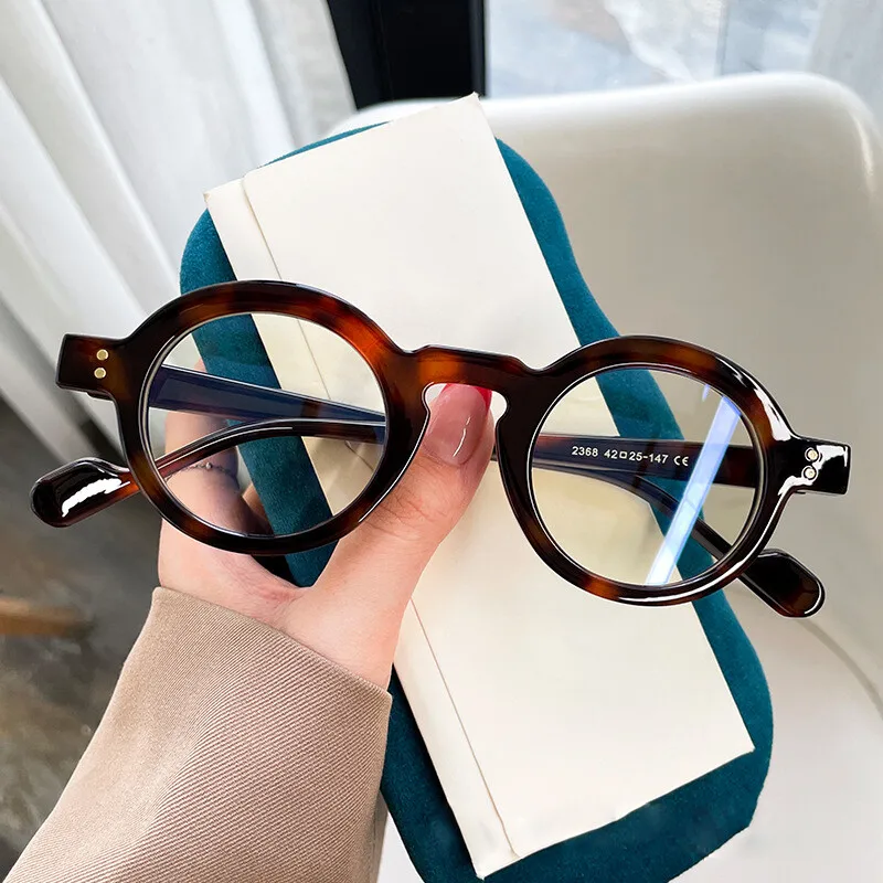 Men Anti Blue Light Reading Glasses Women Shopping Round Grade Prescription Progressive Computer Glasses TR-90