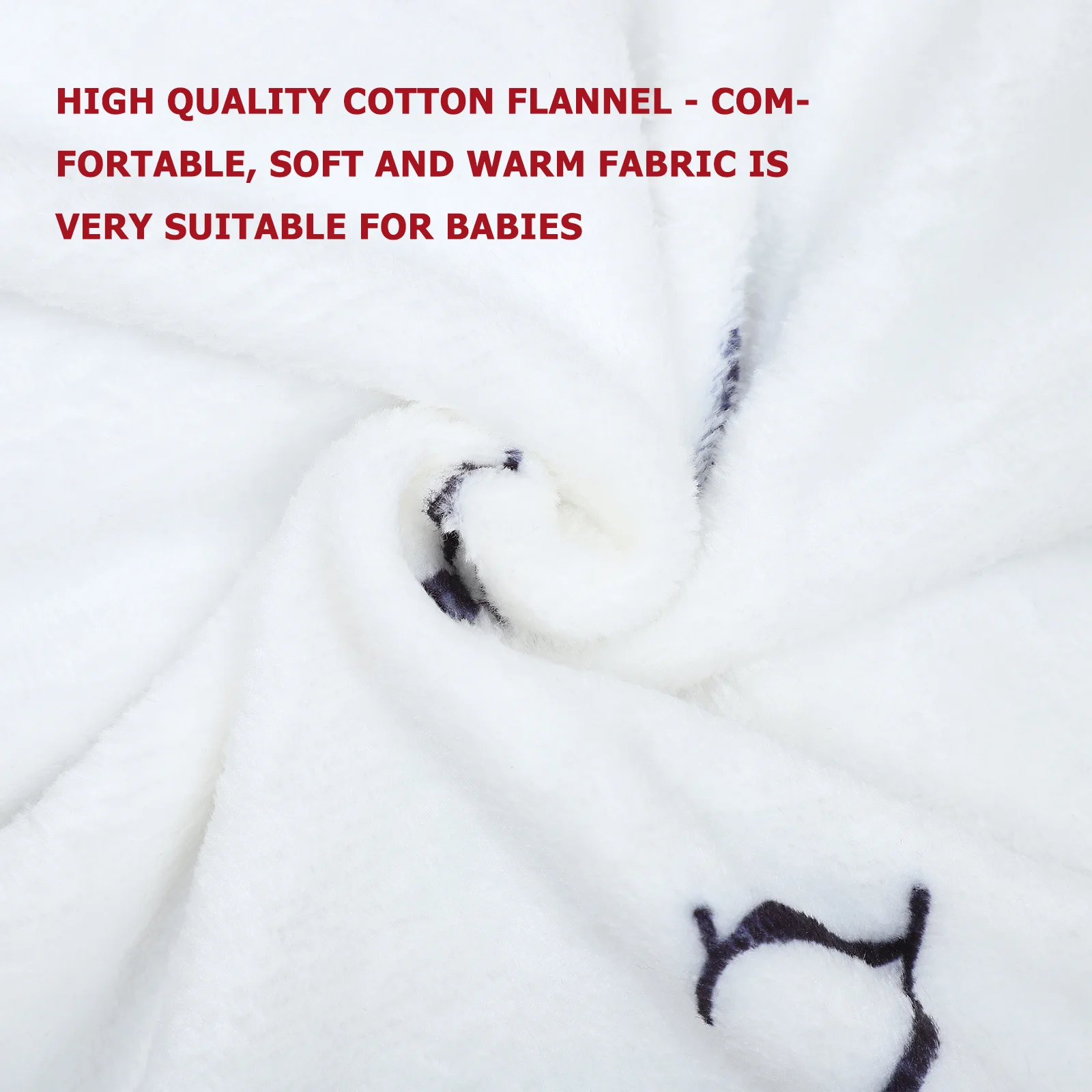 

Baby Blanket Newborn Photography Prop Multi Purpose Flannel Swaddle Wrap for Baby Shower Gift Registry Baptism