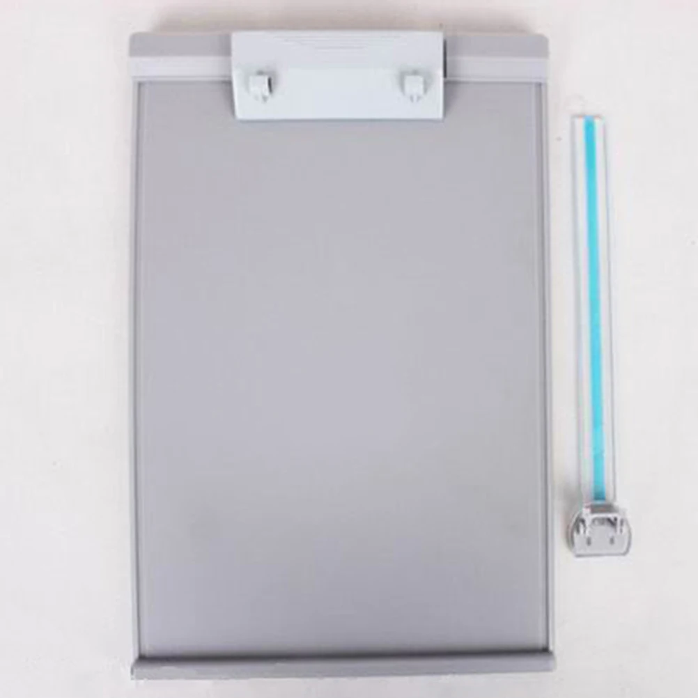 

1pc Adjustable Book Stand Document Rack Abs Reading Frame Recipe Copybook Holder Posture Correction Light Grey