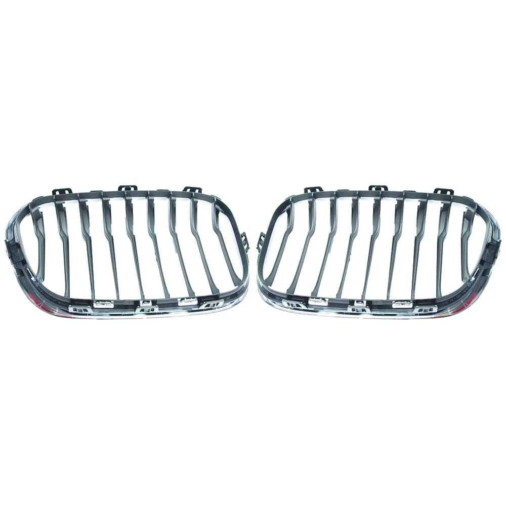 

Car Grilles Glossy Black Front Bumper Grills 51137371685 51137371686 for BMW 1 Series F20 15-16 Accessories