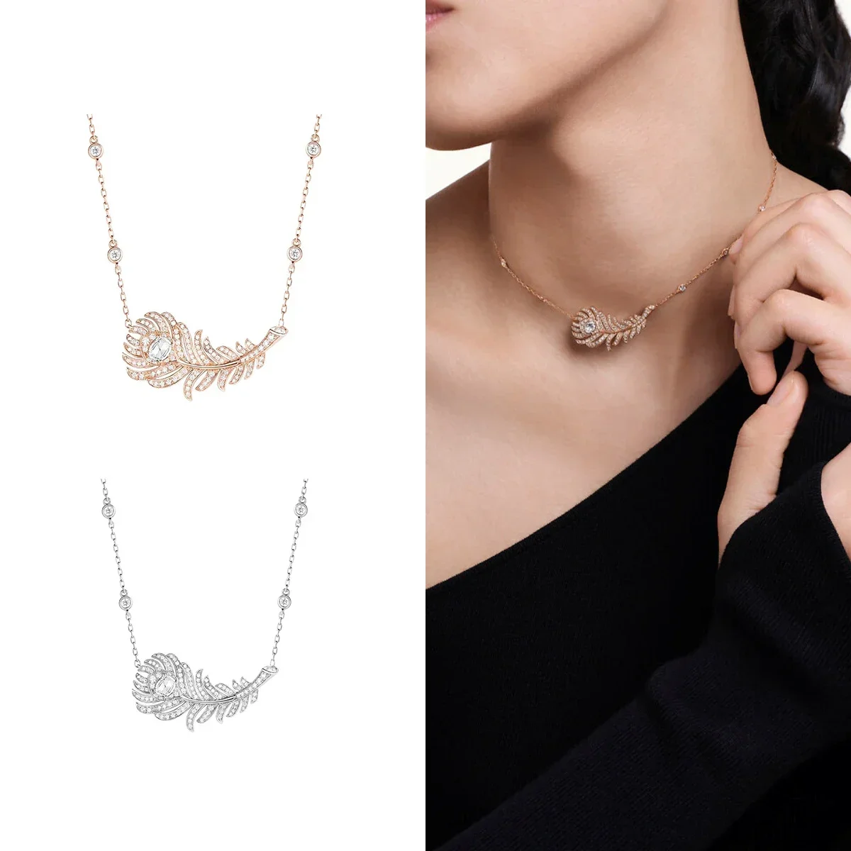 

Fashionable and exquisite S925 lump de pao necklace pendant, dynamic and essential jewelry for workplace parties - birthday gift