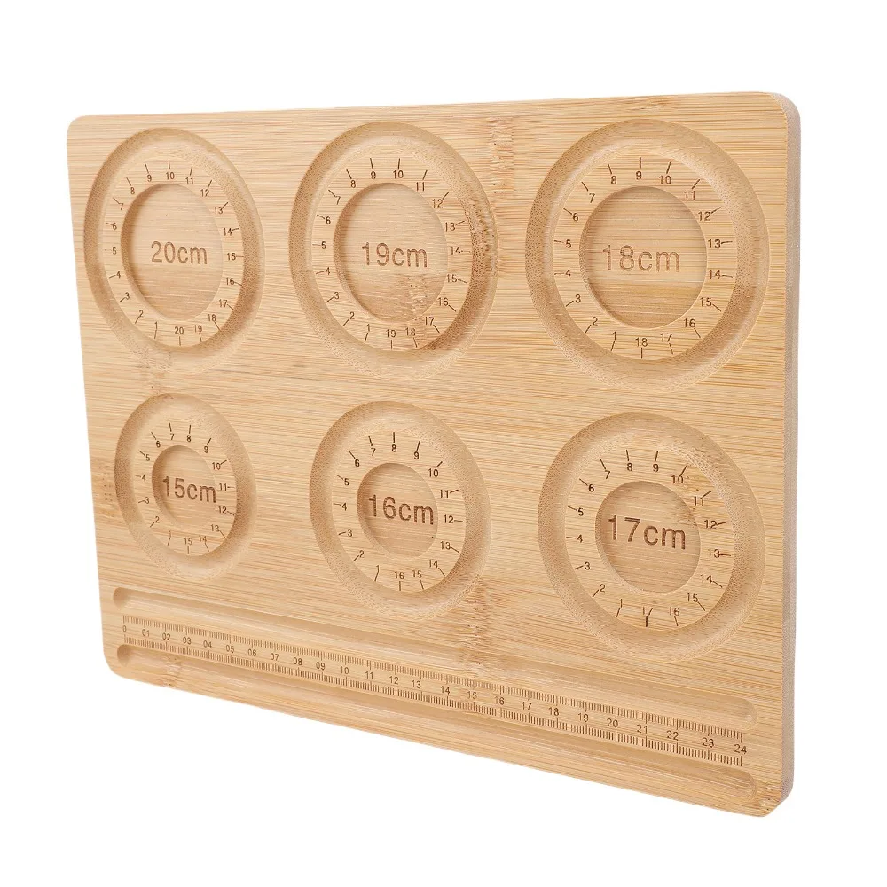 Wood Color Jewelry Making Bead Board Solid Wood 26.5*20*1cm Bracelet Beading Board Wooden Bead Tray For Jewelry Making