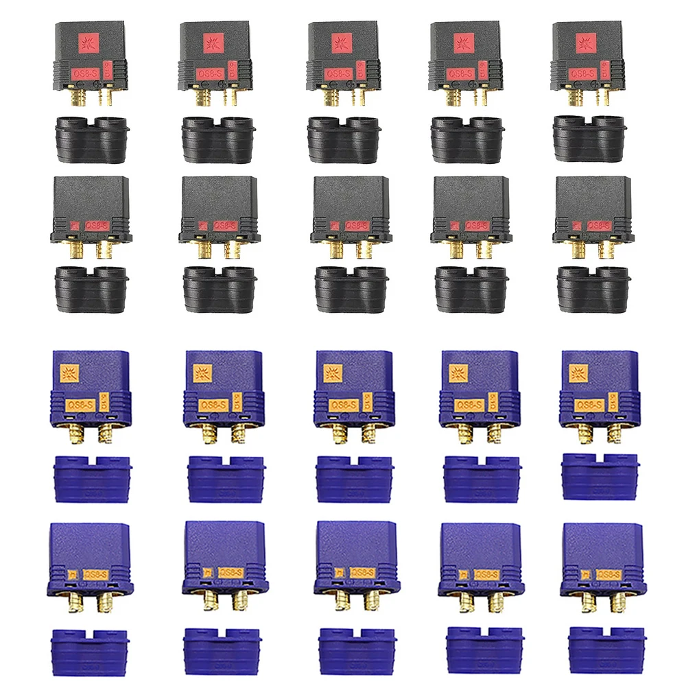 Nuovo connettore per batteria resistente QS8-S connettore Anti-scintilla in oro spina di alimentazione di grandi dimensioni per modello di auto