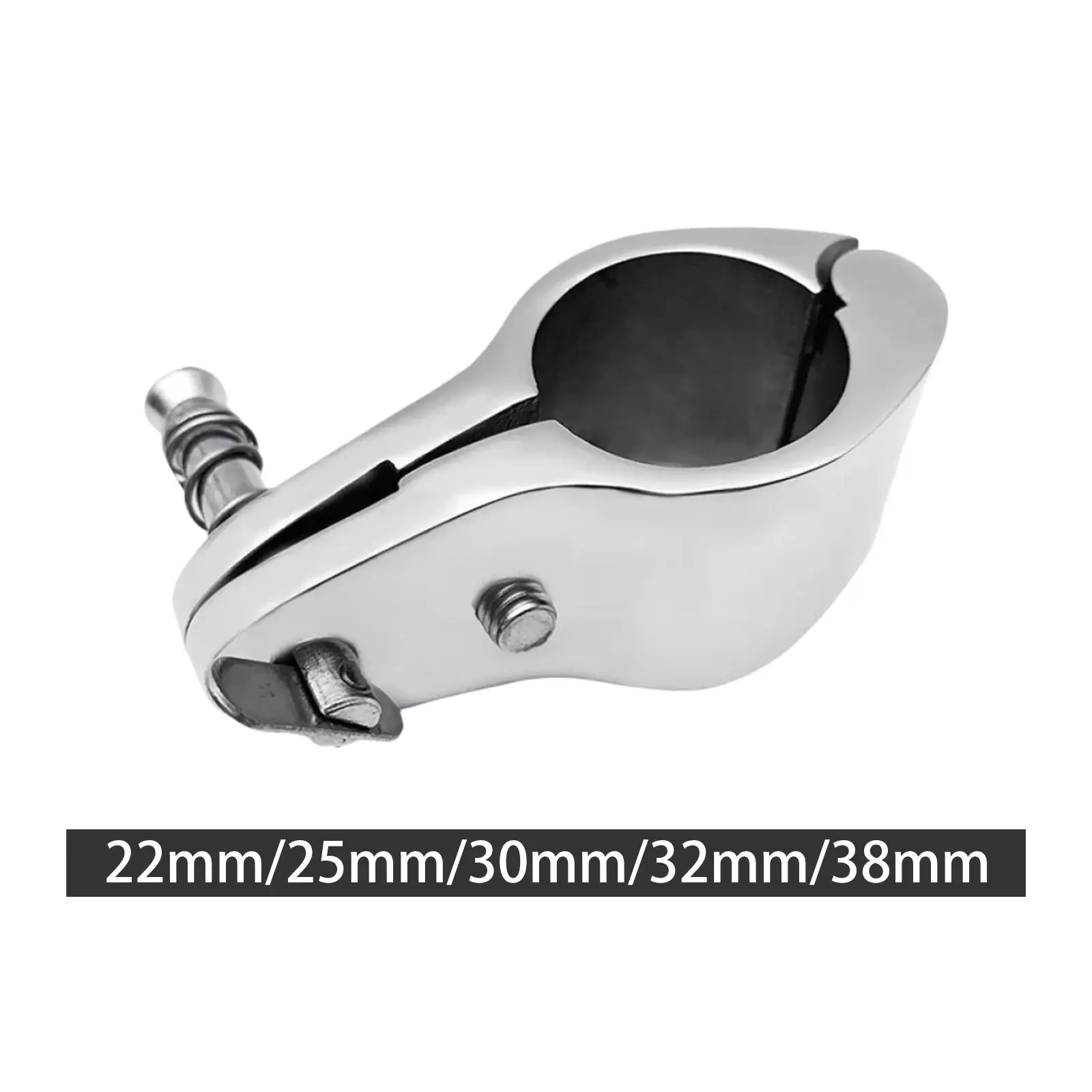 

Зажим для верхней части лодки, простой в установке, практичный аксессуар из нержавеющей стали 316, фиксирующий зажим для направляющей для яхт, аксессуары для лодок