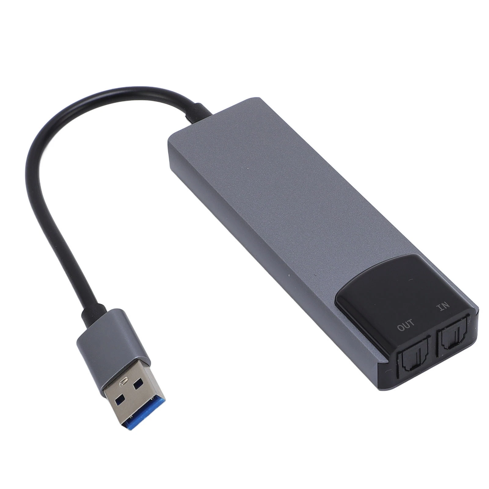 USB External Sound Card 5 Holes Output Compact 5.1 Channel Optical SPDIF USB Sound Adapter for PC Computer