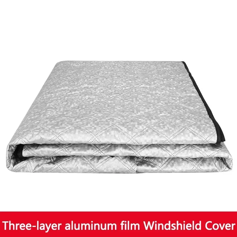 Three-layer Car Styling Sunshade Snow Ice Shiled Car Windshield Snow Sun Shade Waterproof Protector  Front Windscreen Cover