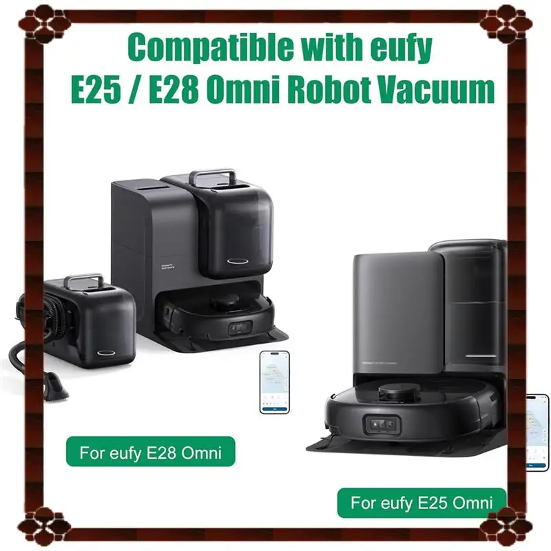 مجموعة قطع غيار المكنسة الكهربائية لملحقات التسليم لمدة 24 ساعة لفرشاة Eufy E25/E28 Omni- الدوارة، فلتر Hepa، خرقة الأسطوانة، Si
