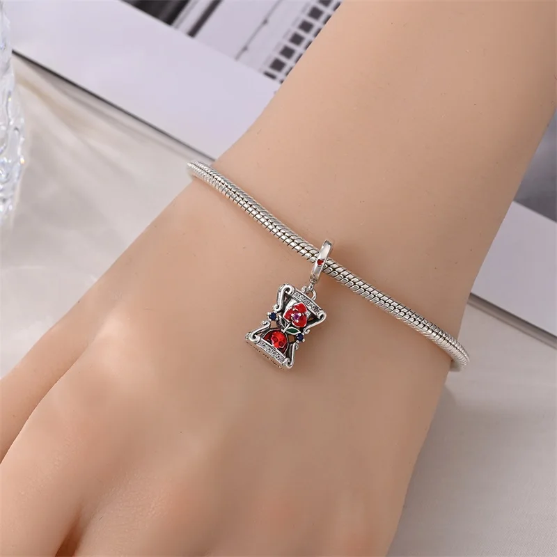 925 Sterling Silver Cupid Star Sun Moon Lucky Divination Tarot Card Design Charms Beads Fit Original Bracelets DIY Gift