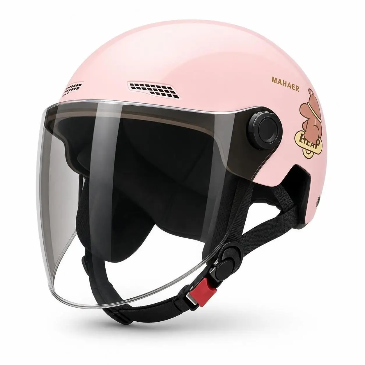 Electric Scooter Helmet for Women, Protection, Long Visor, 3C Certified, All-Season